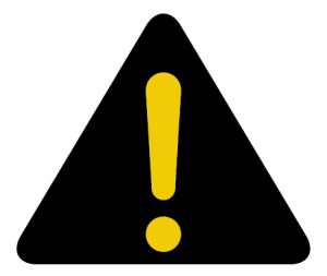 ANSI-Z535 safety warning symbol for use with signal word WARNING