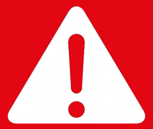 ANSI-Z535 safety warning symbol for use with signal word DANGER