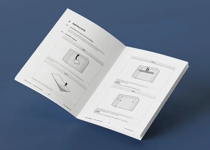 Manual created with use of the analytic skills of an employee